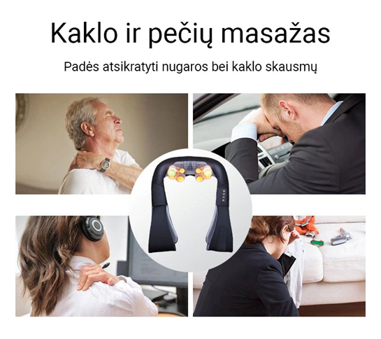 Kodėl vertėtų rinktis kaklo masažuoklį?​